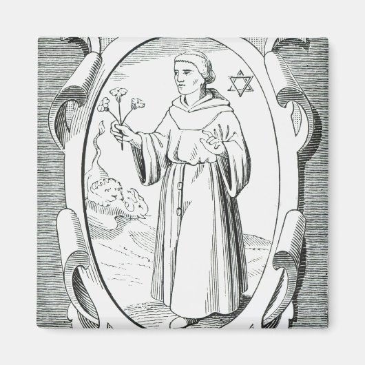 Portrait von Roger Bacon Magnet (Vorne)