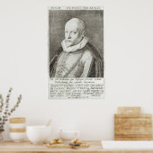 Portrait von Roland de Lassus 1593-94 Poster (Küche)