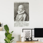 Portrait von Roland de Lassus 1593-94 Poster (Heimbüro)
