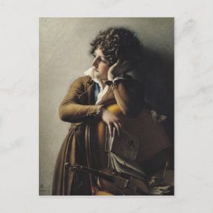 Portrait von Romainville-Trioson, 1800 Postkarte