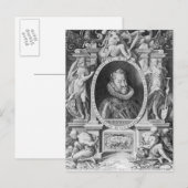 Portrait von Rudolph II Postkarte (Vorne/Hinten)