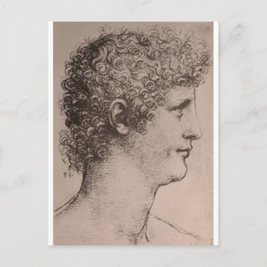 Portrait von Salai Postkarte (Vorderseite)