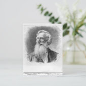 Portrait von Samuel Morse Postkarte (Stehend Vorderseite)