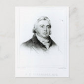 Portrait von Samuel Taylor Coleridge Postkarte (Vorderseite)
