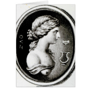 Portrait von Sappho