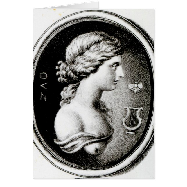 Portrait von Sappho (Vorne)