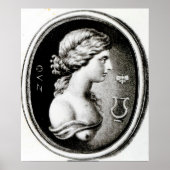 Portrait von Sappho Poster (Vorne)