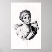 Portrait von Sappho Poster (Vorne)