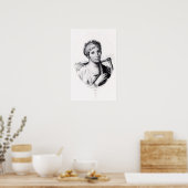 Portrait von Sappho Poster (Küche)