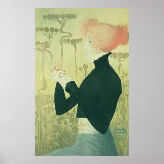 Portrait von Sarah Bernhardt Poster (Vorne)