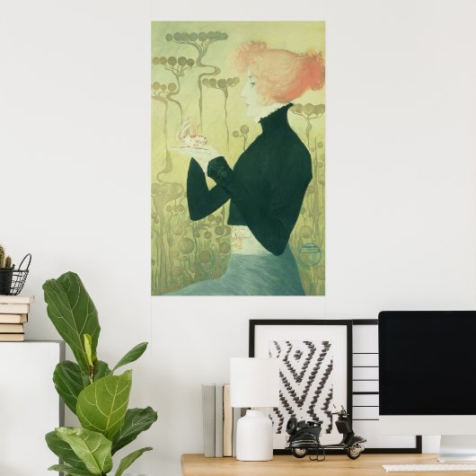 Portrait von Sarah Bernhardt Poster (Heimbüro)