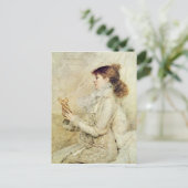 Portrait von Sarah Bernhardt Postkarte (Stehend Vorderseite)
