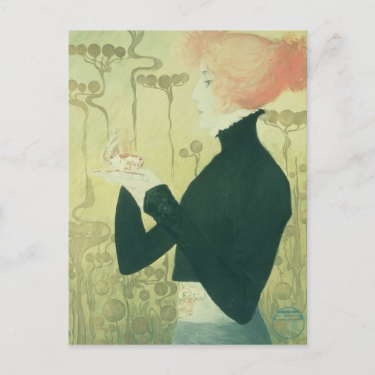 Portrait von Sarah Bernhardt Postkarte (Vorderseite)