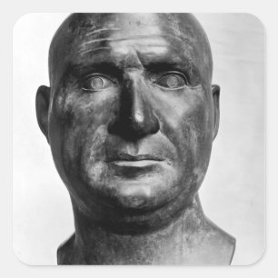Portrait von Scipio Africanus Quadratischer Aufkleber