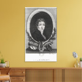 Portrait von Sebastian-Roch Nicolas Leinwanddruck (Insitu (Wohnzimmer))