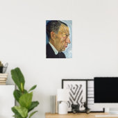 Portrait von Sergey Rakhmaninov 1930 Poster (Heimbüro)