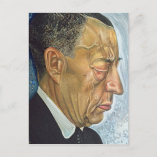 Portrait von Sergey Rakhmaninov 1930 Postkarte