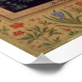 Portrait von Shah Jahan (1592-1666) Mughal, c.1632 Poster (Ecke)