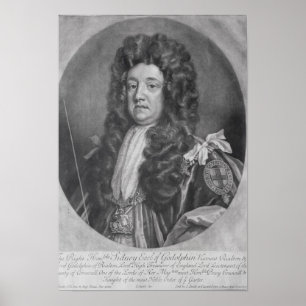 Portrait von Sidney Godolphin Poster