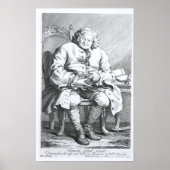 Portrait von Simon Fraser, Lord Lovat Poster (Vorne)