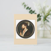 Portrait von Simon George von Hans Holbein Younger Postkarte (Stehend Vorderseite)