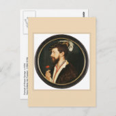 Portrait von Simon George von Hans Holbein Younger Postkarte (Vorne/Hinten)