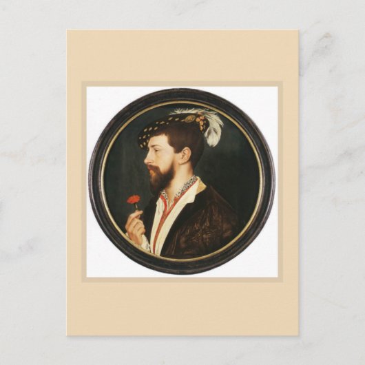 Portrait von Simon George von Hans Holbein Younger Postkarte (Vorderseite)