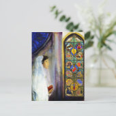 Portrait von Simone Fayet in der heiligen Kommune Postkarte (Stehend Vorderseite)