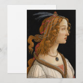 Portrait von Simonetta Vespucci | Botticelli (Vorne/Hinten)