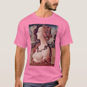 Portrait von Simonetta Vespucci von Piero di Cosim T-Shirt (Vorderseite)