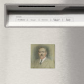 Portrait von Sir Arthur Conan Doyle Magnet (In Situ (Geschirrspüler))