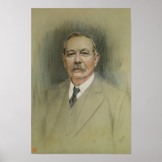 Portrait von Sir Arthur Conan Doyle Poster (Vorne)