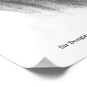 Portrait von Sir Douglas Mawson Poster (Ecke)