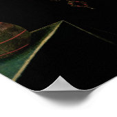 Portrait von Sir Francis Drake 1591 Poster (Ecke)