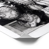 Portrait von Sir Francis Drake Poster (Ecke)