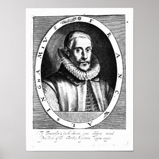 Portrait von Sir Francis Walsingham Poster (Vorne)