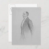 Portrait von Sir James R. G. Graham Postkarte (Vorne/Hinten)