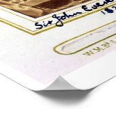 Portrait von Sir John Everett Millais (1829-1896) Poster (Ecke)