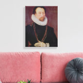 Portrait von Sir John Hawkins 1581 Leinwanddruck (Insitu (Wohnzimmer))