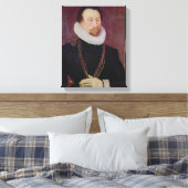Portrait von Sir John Hawkins 1581 Leinwanddruck (Insitu (Schlafzimmer))