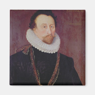 Portrait von Sir John Hawkins 1581 Magnet