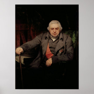 Portrait von Sir Joseph Banks, 1810 Poster