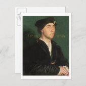Portrait von Sir Richard Southwell (1504-64) 1536 Postkarte (Vorne/Hinten)