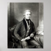 Portrait von Sir Robert Peel Poster (Vorne)