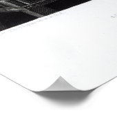 Portrait von Sir Robert Peel Poster (Ecke)