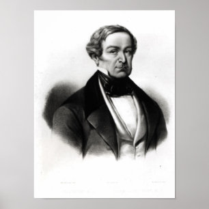 Portrait von Sir Robert Peel Poster