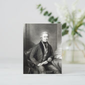 Portrait von Sir Robert Peel Postkarte (Stehend Vorderseite)