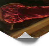 Portrait von Sir Thomas More Poster (Ecke)