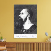 Portrait von Sir Thomas Wyatt Leinwanddruck (Insitu (Wohnzimmer))
