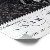 Portrait von Sir Thomas Wyatt Poster (Ecke)